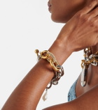 Rabanne Embellished chain bracelet