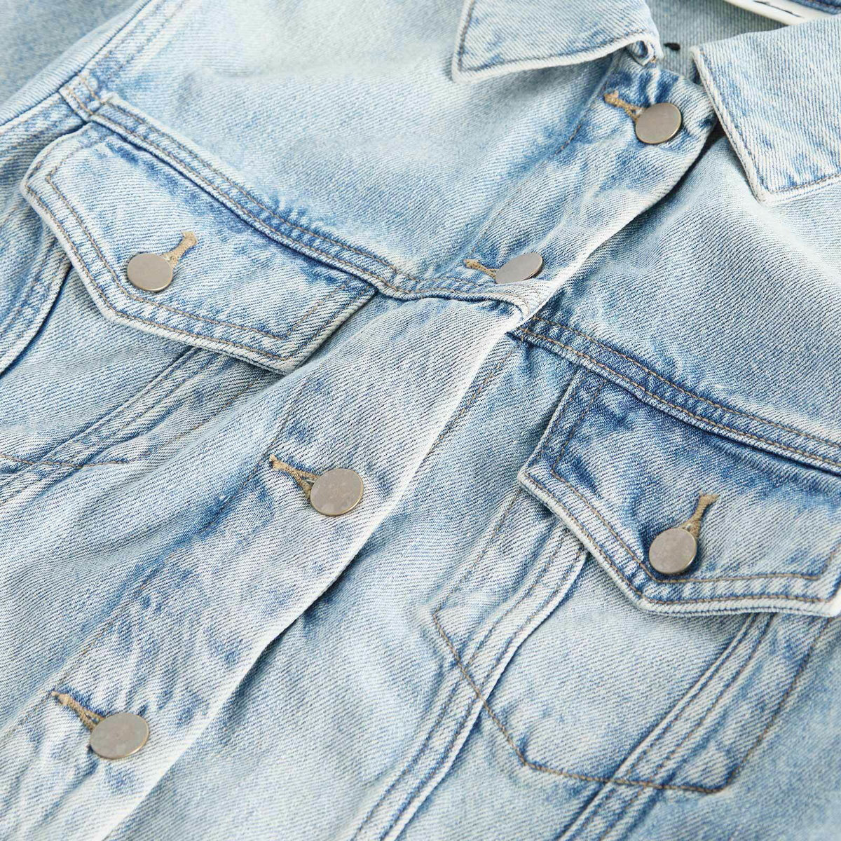 Fear of God ESSENTIALS Women's Trucker Jacket in Classic Blue
