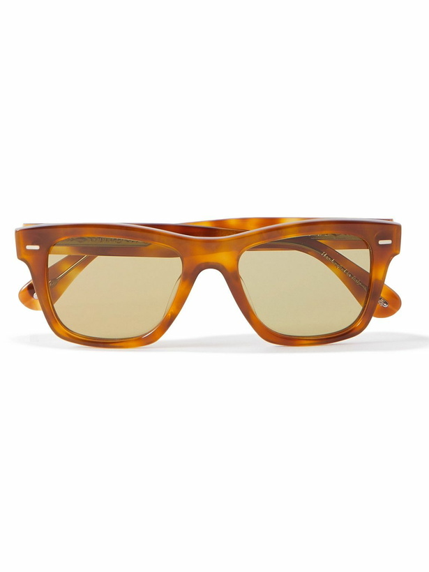 Photo: Brunello Cucinelli - Oliver Peoples Sun Square-Frame Tortoiseshell Acetate Sunglasses