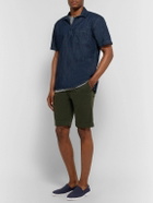 RIVIERAS - Cotton-Mesh and Canvas Espadrilles - Blue