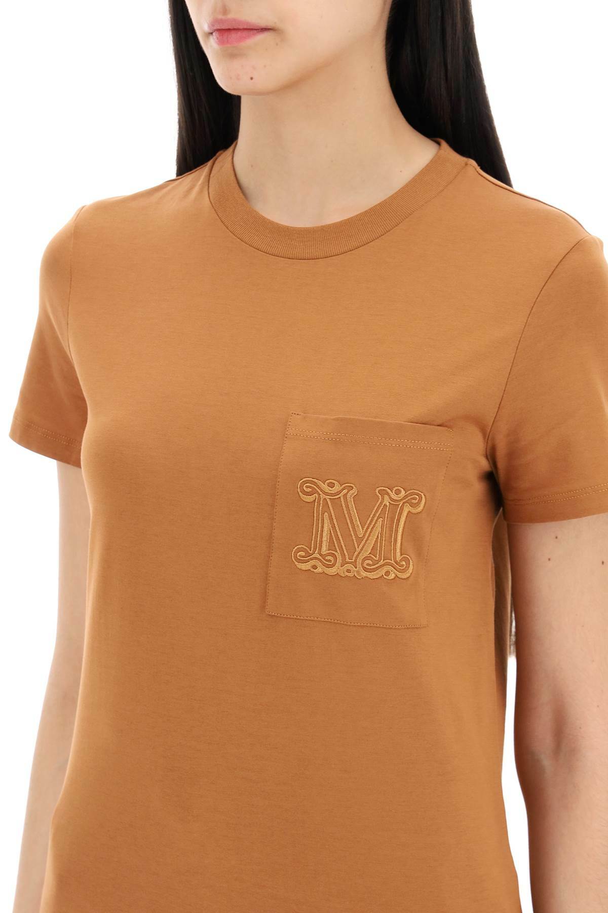 MAX MARA mannpapaya t-shirt with Brown