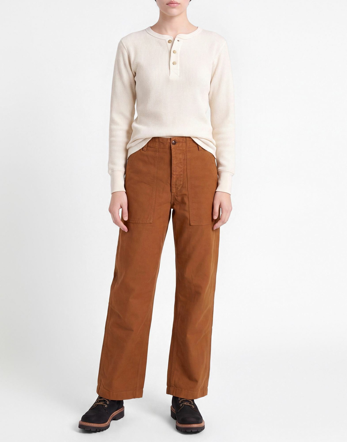 Fortela Womens Pants in Camel
