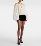 Chloé Cotton velvet shorts