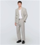 Dries Van Noten Mid-rise cotton suit pants