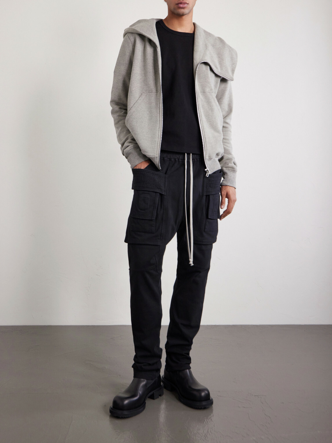 DRKSHDW by Rick Owens - Cotton-Jersey T-Shirt - Black