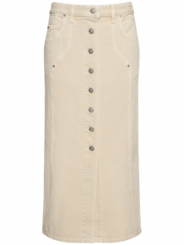 Photo: MARANT ETOILE Vandy Cotton Denim Long Skirt