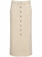 MARANT ETOILE Vandy Cotton Denim Long Skirt