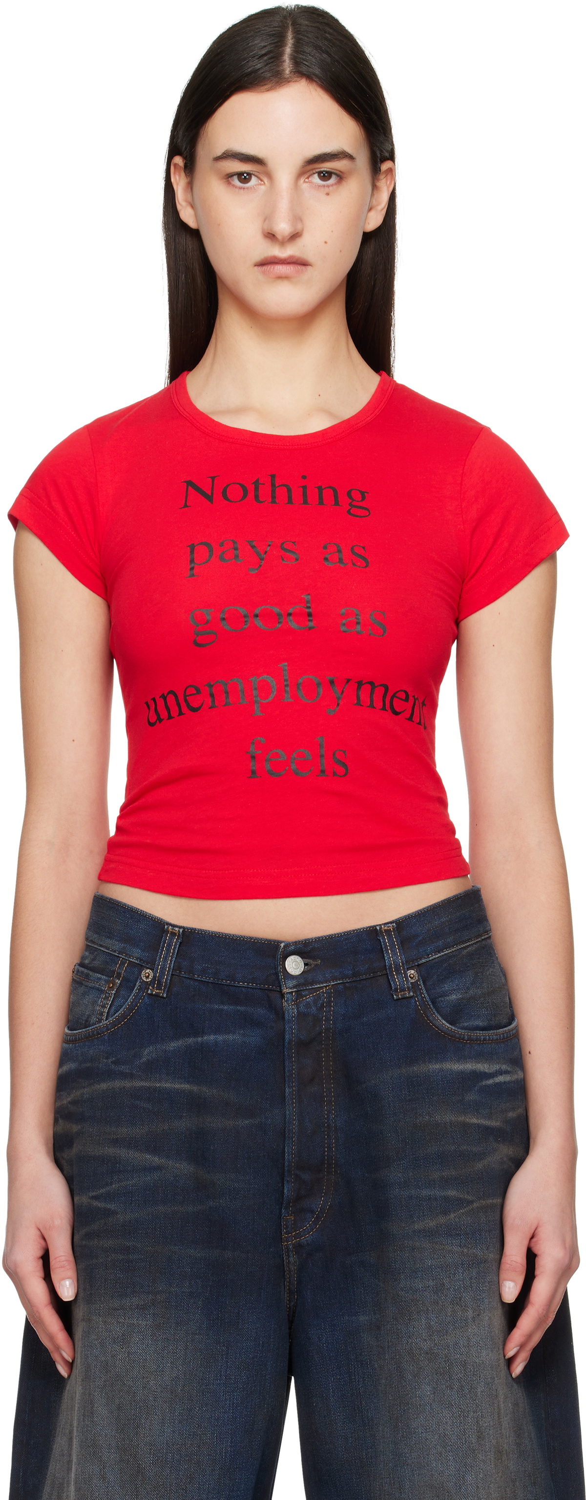 Praying Red 'Nothing Pays' Baby T-Shirt