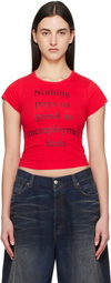Praying Red 'Nothing Pays' Baby T-Shirt