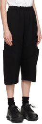 Comme des Garçons Black Paneled Trousers