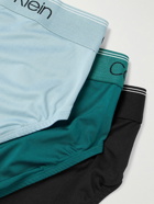 Calvin Klein Underwear - Three-Pack Stretch-Jersey Briefs - Blue