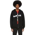 Lanvin Black Anti Logo Hoodie