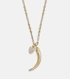 FoundRae Protection & La Loba Claw 18kt gold pendant necklace