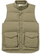 Snow Peak - Quilted Recycled Ripstop Down Gilet - Neutrals