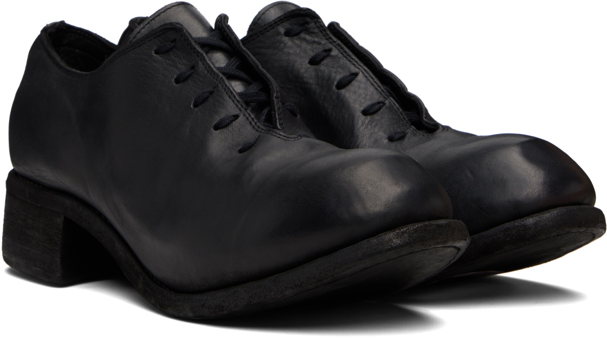 Guidi Black PL10L Oxfords