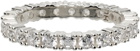 Hatton Labs Silver & White Eternity Ring