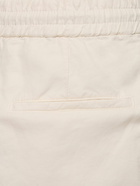 BRUNELLO CUCINELLI - Cotton & Linen Drawstring Pants