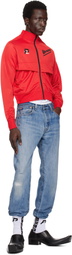 Prototypes Red Cropped Track Jacket