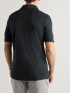 Massimo Alba - Linen-Piqué Polo Shirt - Gray