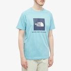 The North Face Men's Raglan Redbox T-Shirt in Reef Waters/Summit Navy