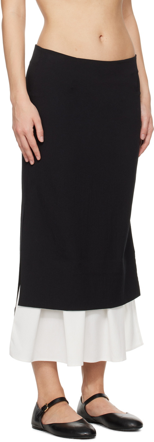 The Garment Black Treviso Midi Skirt