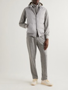 Thom Sweeney - Slim-Fit Quilted Wool and Cashmere-Blend Twill Hooded Down Gilet - Neutrals