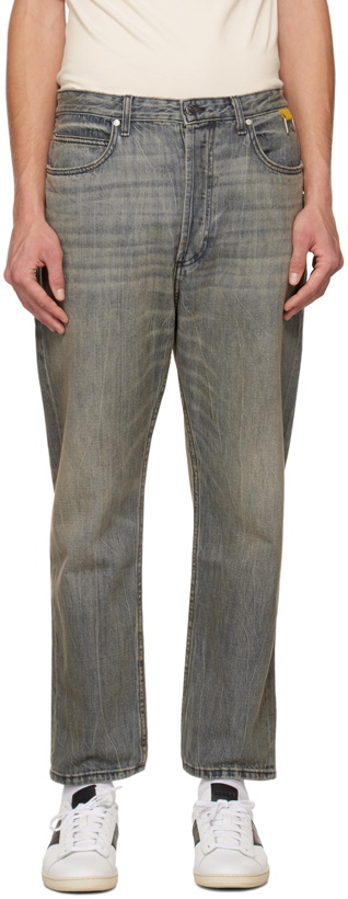 Photo: Rhude Gray Overdyed Jeans