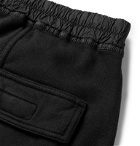 Rick Owens - Prisoner Fleece-Back Cotton-Jersey Drawstring Sweatpants - Black