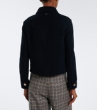 'S Max Mara Wool and cotton-blend jersey jacket
