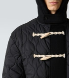 Comme des Garçons Homme Quilted wool duffel coat