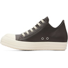 Rick Owens Gray Tower Low Sneaks Sneakers