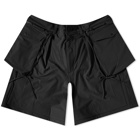 GOOPiMADE x Acrypsis Duet R-Shield Strap Shorts in Black
