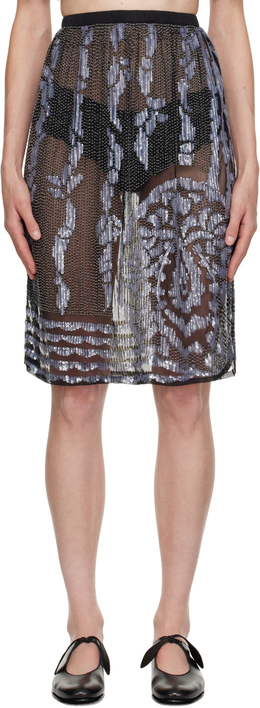 Bode Women White Piquet Court Mini Skirt main image 1
