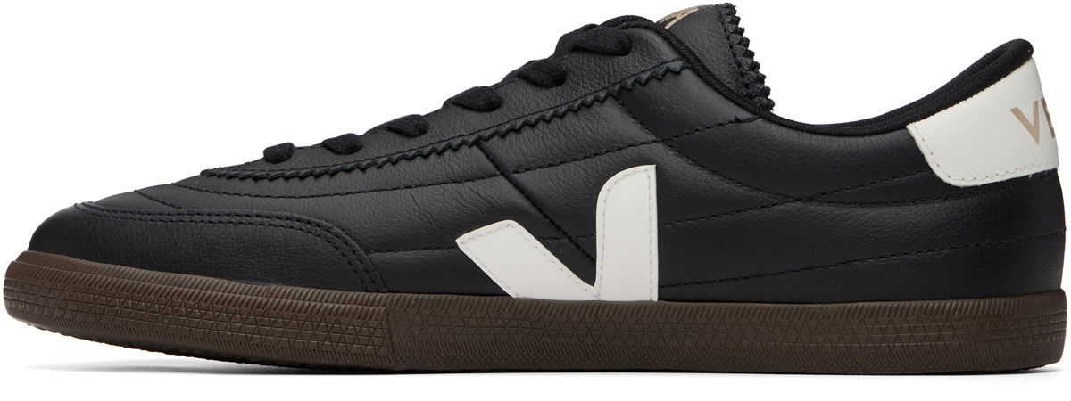 VEJA Black Panenka Leather Sneakers