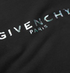 Givenchy - Logo-Print Loopback-Cotton Jersey Sweatshirt - Black