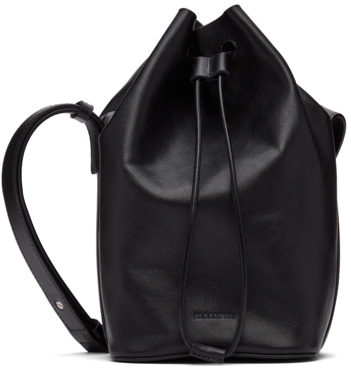 Photo: Jil Sander Black Drawstring Crossbody Pouch