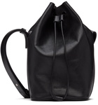 Jil Sander Black Drawstring Crossbody Pouch