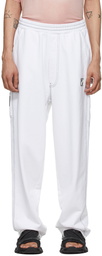 We11done White Carpenter Lounge Pants