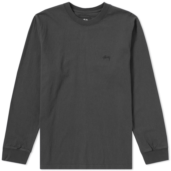 Photo: Stussy Long Sleeve Jersey Tee Black