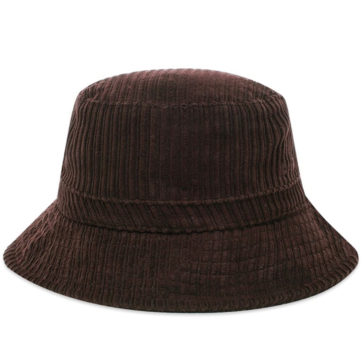 Photo: A.P.C. Men's Mark Corduroy Bucket Hat in Brown