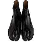 Maison Margiela Black Patent Tabi Chelsea Boots