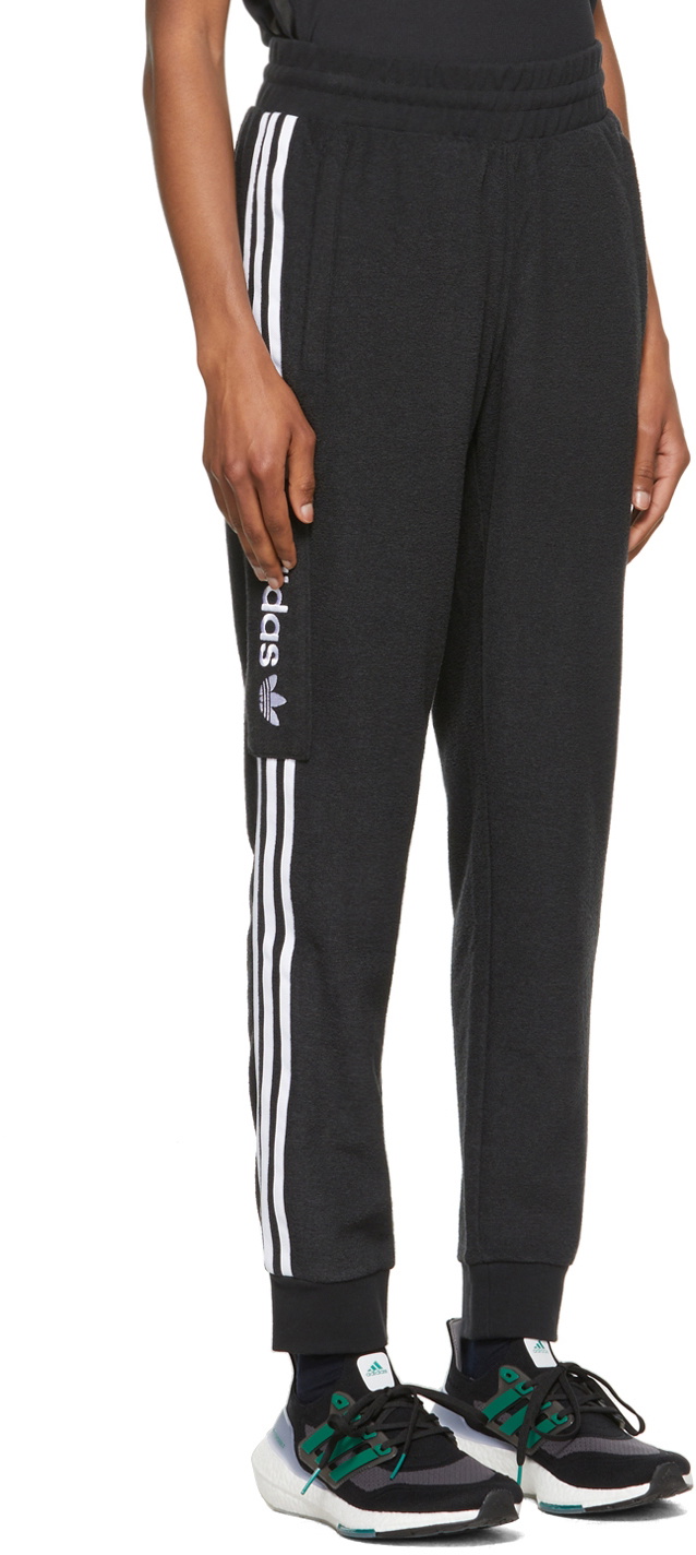 adidas Originals Black Comfort 3-Stripes Lounge Pants adidas Originals