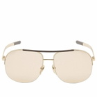Gucci GG2165S Sunglasses in Gold/Brown 