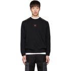 LQQK Studio for Paul and Shark Black Patch Sweater