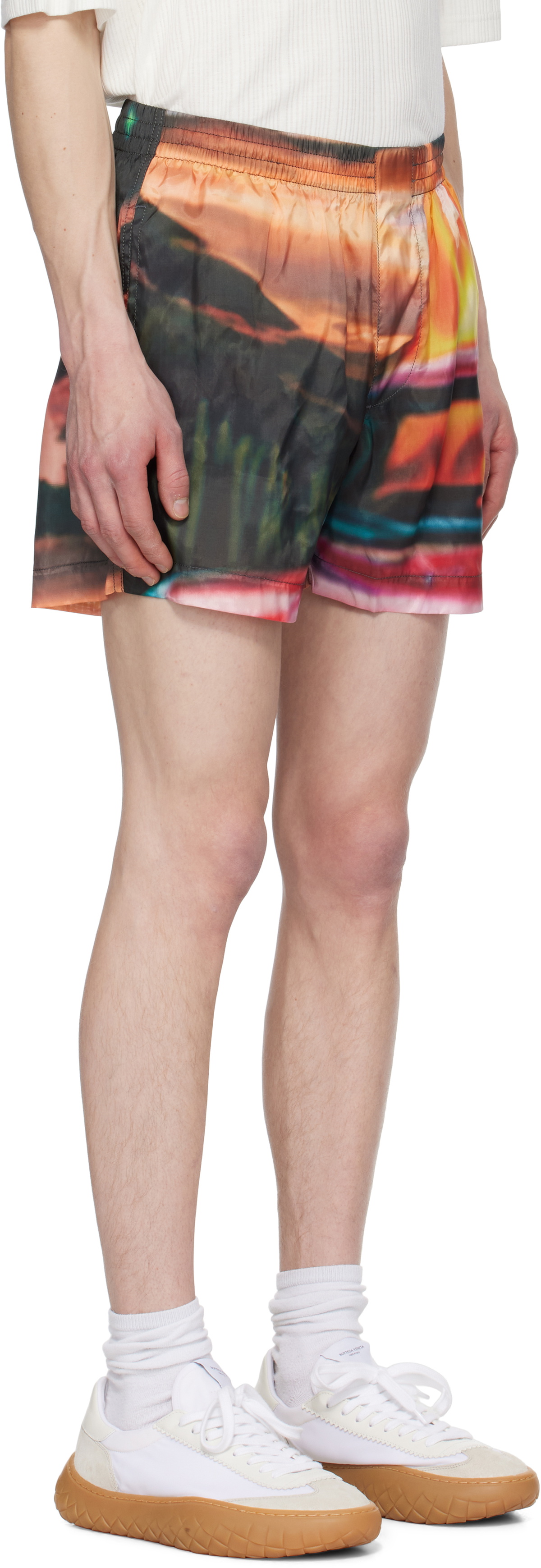 SUNNEI Multicolor Elastic Shorts