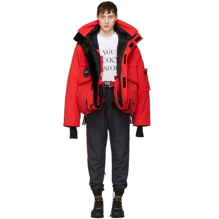 Photo: Vetements Red Canada Goose Edition Down Parka