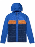 Cotopaxi - Capa Logo-Print Quilted Recycled-Nylon Ripstop Hooded Jacket - Blue