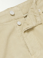 Officine Générale - James Slim-Fit Straight-Leg Cotton-Corduroy Trousers - Neutrals