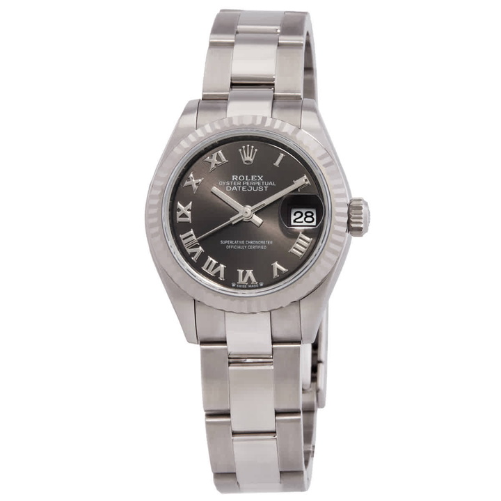 Photo: Rolex Lady Datejust Automatic Grey Dial Ladies Oyster Watch 279174GYRO