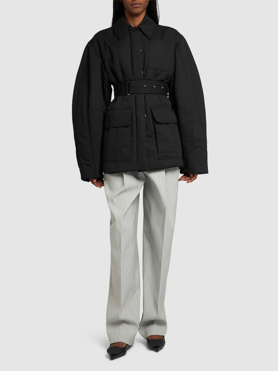 JACQUEMUS Le Blouson Bari Canvas Jacket Jacquemus